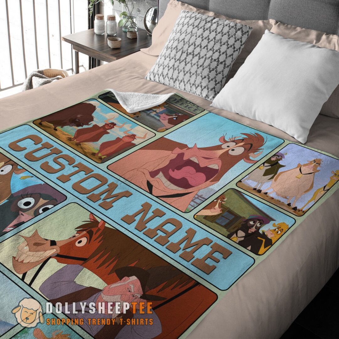 Perfect Disney Home On The Range Poster Blanket Fleece Customized Blanket