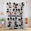 Perfect Disney Mickey And Friends Mickey Mouse Moods Blanket Customize Blanket