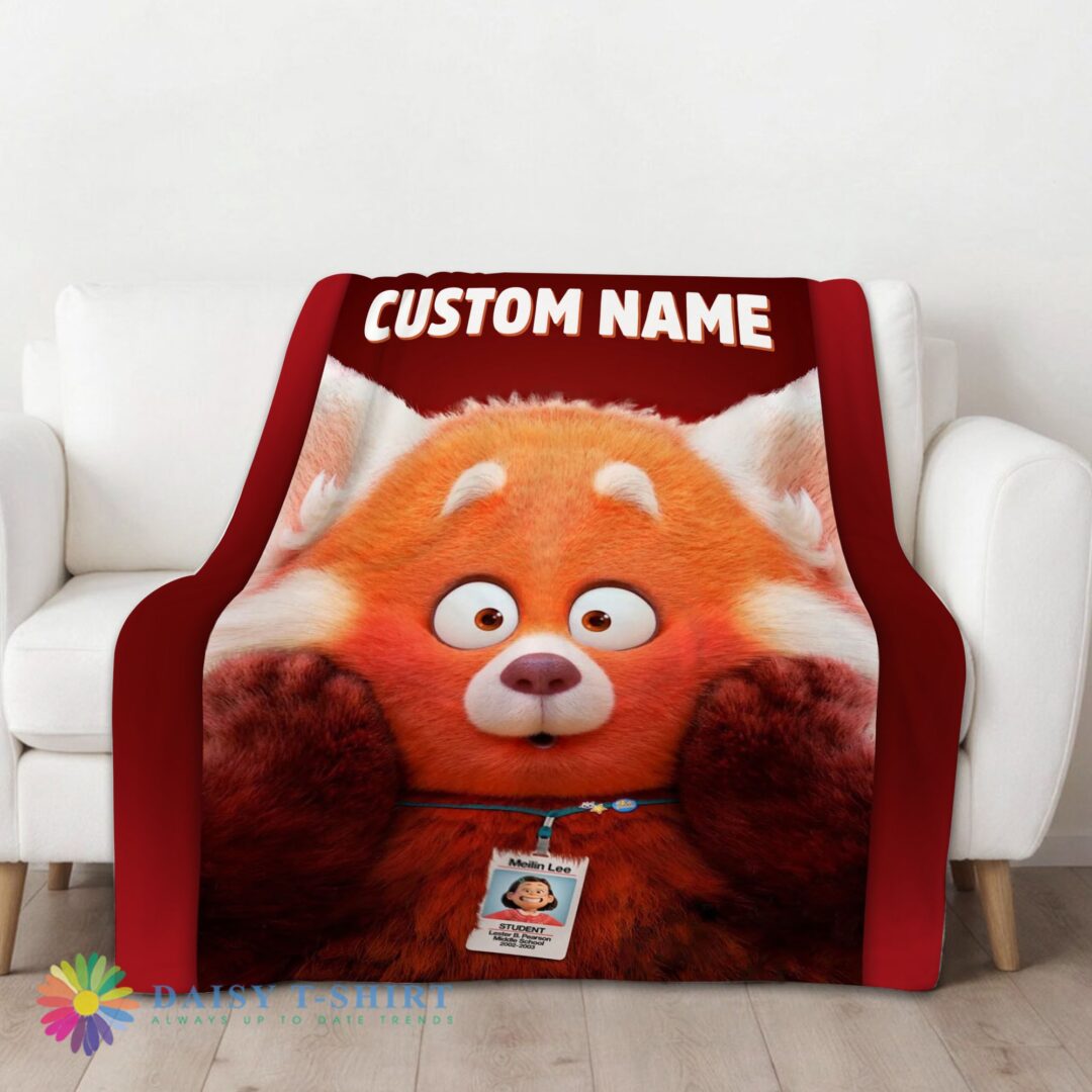 Perfect Disney Pixar Turning Red Blanket Fleece Customized Blanket