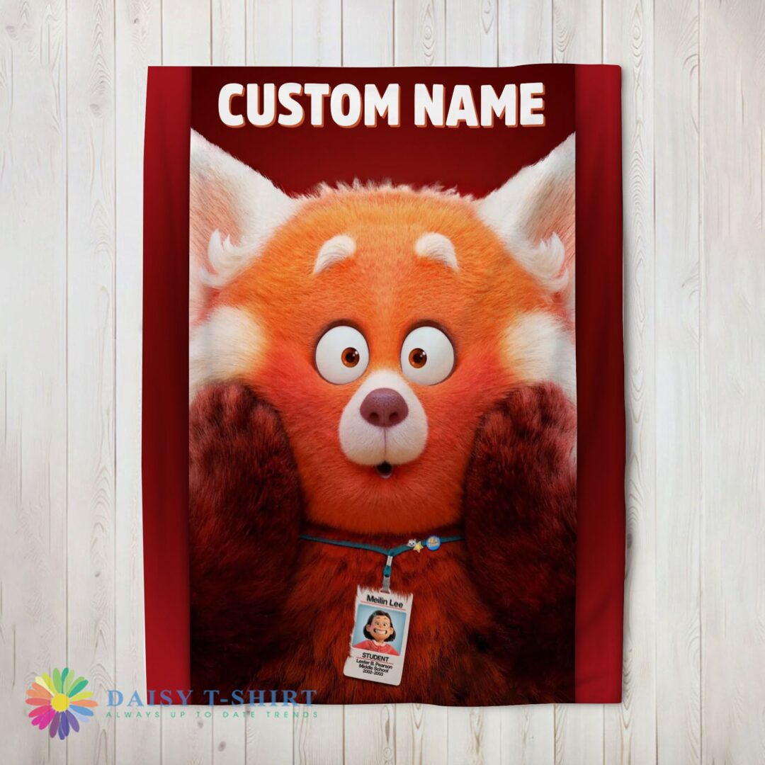 Perfect Disney Pixar Turning Red Blanket Fleece Customized Blanket