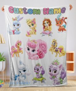 Perfect Disney Princess Palace Pets Blanket Fleece Customized Blanket