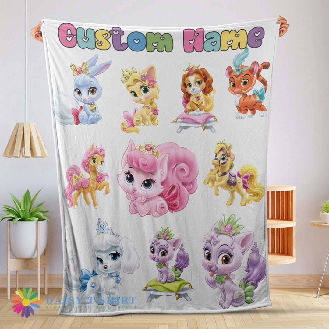 Perfect Disney Princess Palace Pets Blanket Fleece Customized Blanket