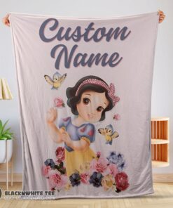 Perfect Disney Snow White Princess Blanket Fleece Customized Blanket