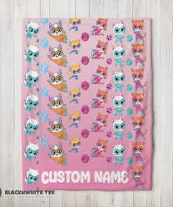 Perfect Disney SuperKitties Squad Purr-fect Heroes Blanket Fleece Customized Blanket