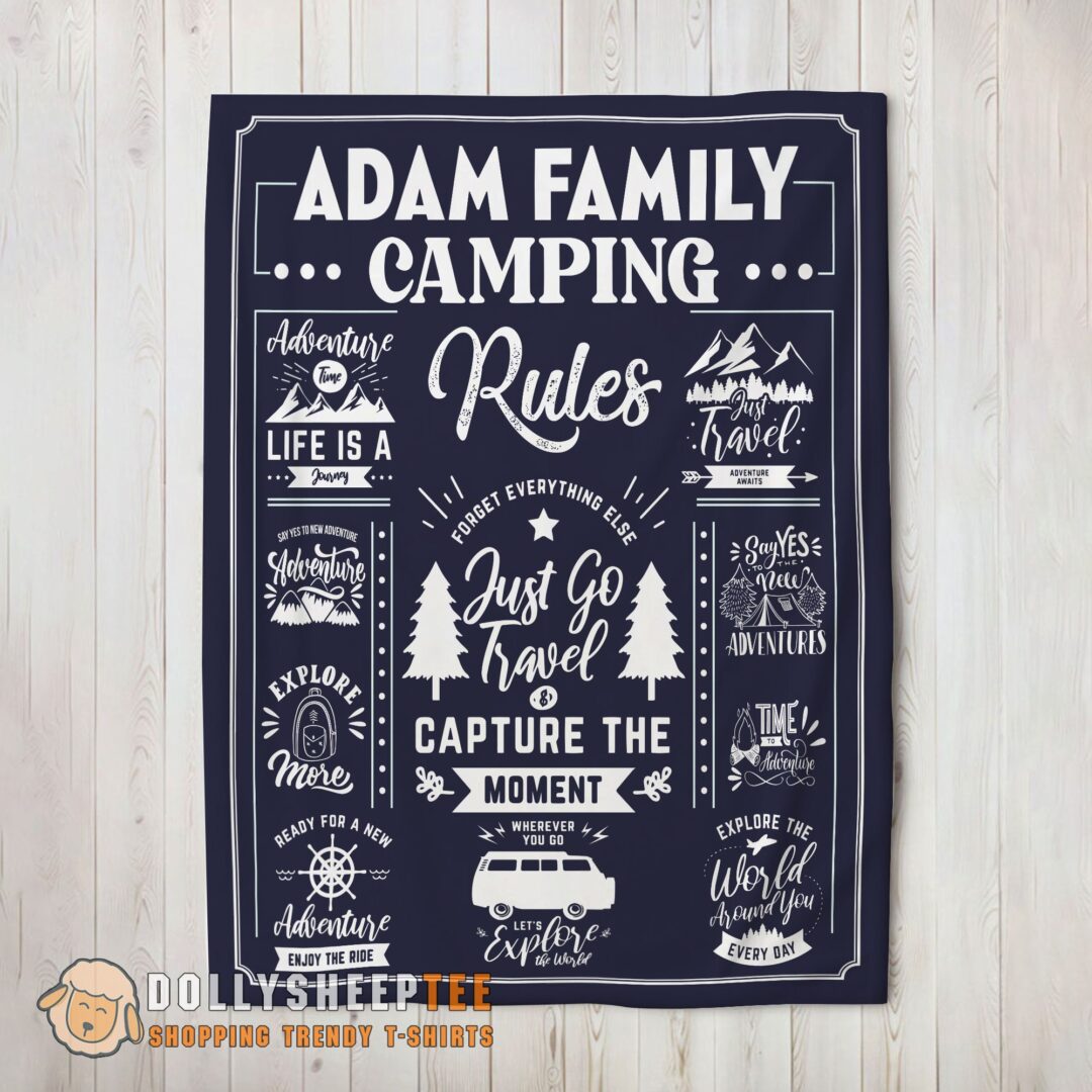 Perfect Family Camping Rulers Capture The Moment Blanket Fleece Customized Blanket-mk-01 (2)