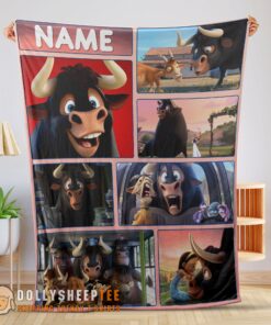 Perfect Ferdinand And Friends The Gentle Bull’s Journey Blanket Fleece Customized Blanket