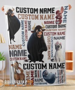 Perfect Ferdinand The Bull And Friends Blanket Fleece Customized Blanket