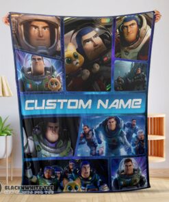 Perfect Good Disney Buzz Lightyear Collage Fleece Customized Blanket