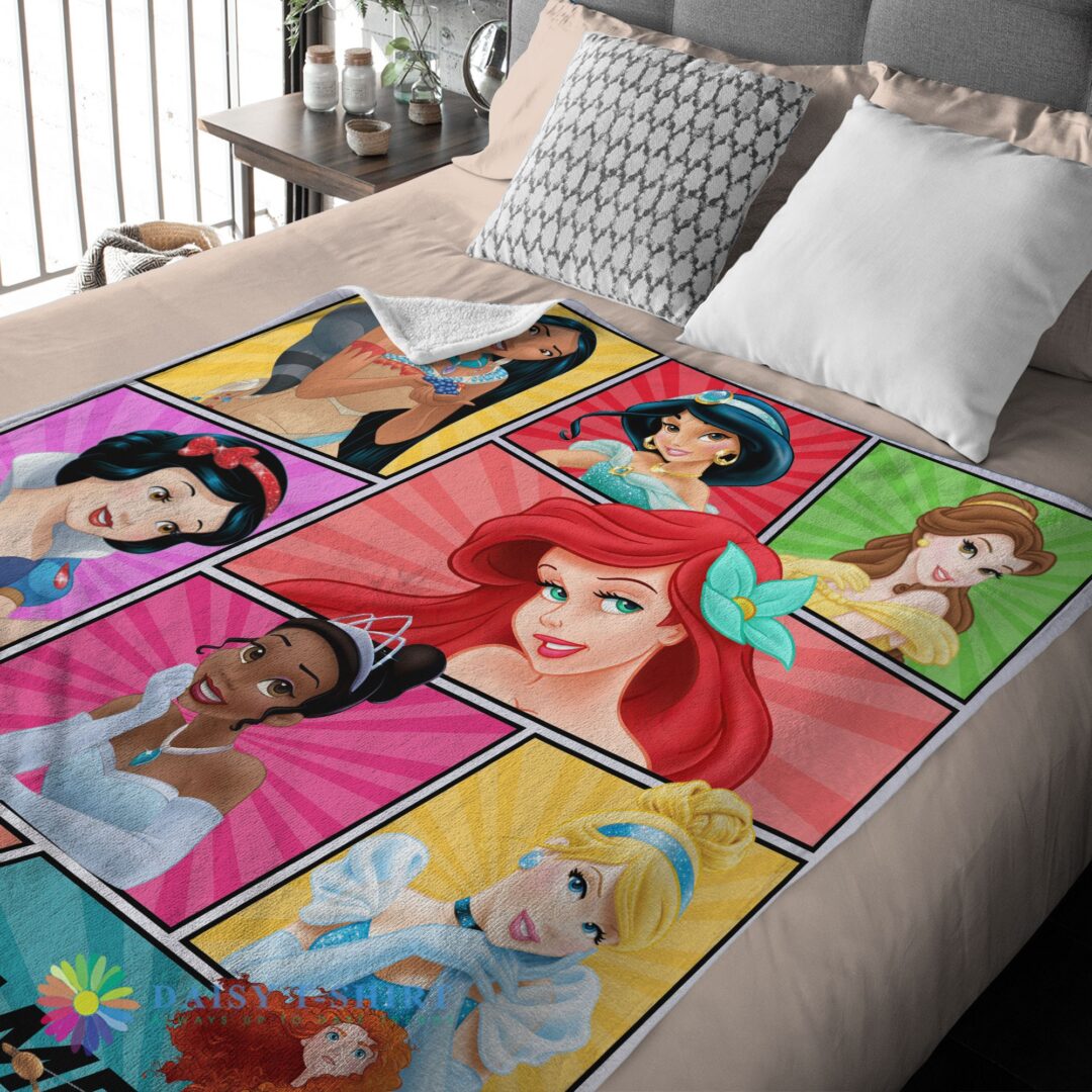 Perfect Good Personalized Disney Princess Blanket Fleece Customized Blanket