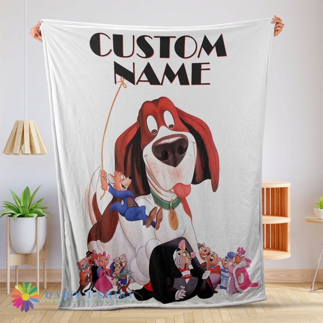 Perfect Good Personalized The Great Mouse Detective With Friends Blanket Fleece Customized Bla-mk-01 (1)