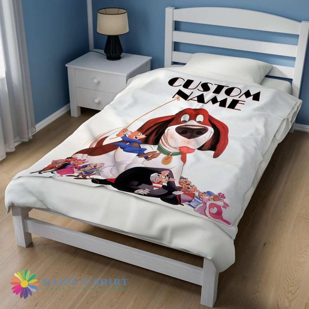Perfect Good Personalized The Great Mouse Detective With Friends Blanket Fleece Customized Bla-mk-