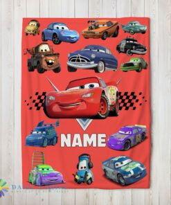 Perfect Good Pixar Cartoon Cars Character Blanket Fleece Customized Blanket