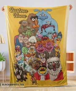 Perfect Happy Muppet Show Characters Blanket Fleece Customized Blanket