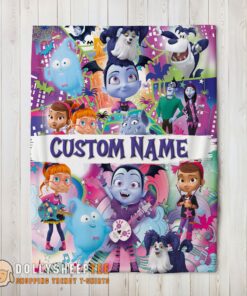 Perfect Happy Vampirina & Friends Blanket Fleece Customized Blanket
