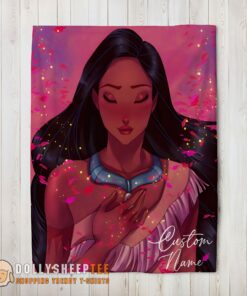 Perfect Happy Whispers Of The Wind Pocahontas Colors Of The Wind Blanket Fleece Customized Blanket