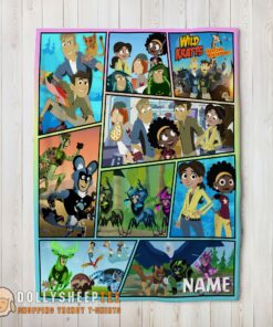Perfect Happy Wild Kratts Creature Adventures Collage Blanket Fleece Customized Blanket