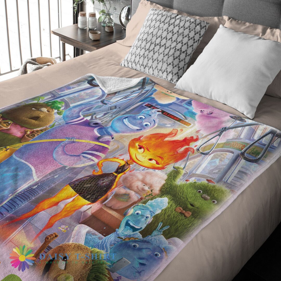 Perfect Hot Elemental Characters Ember Lumen Wade With Friends Blanket Fleece Customized