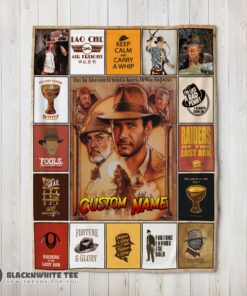 Perfect Indiana Jones Raiders Of The Lost Ark Adventure Blanket Fleece Customized Blanket