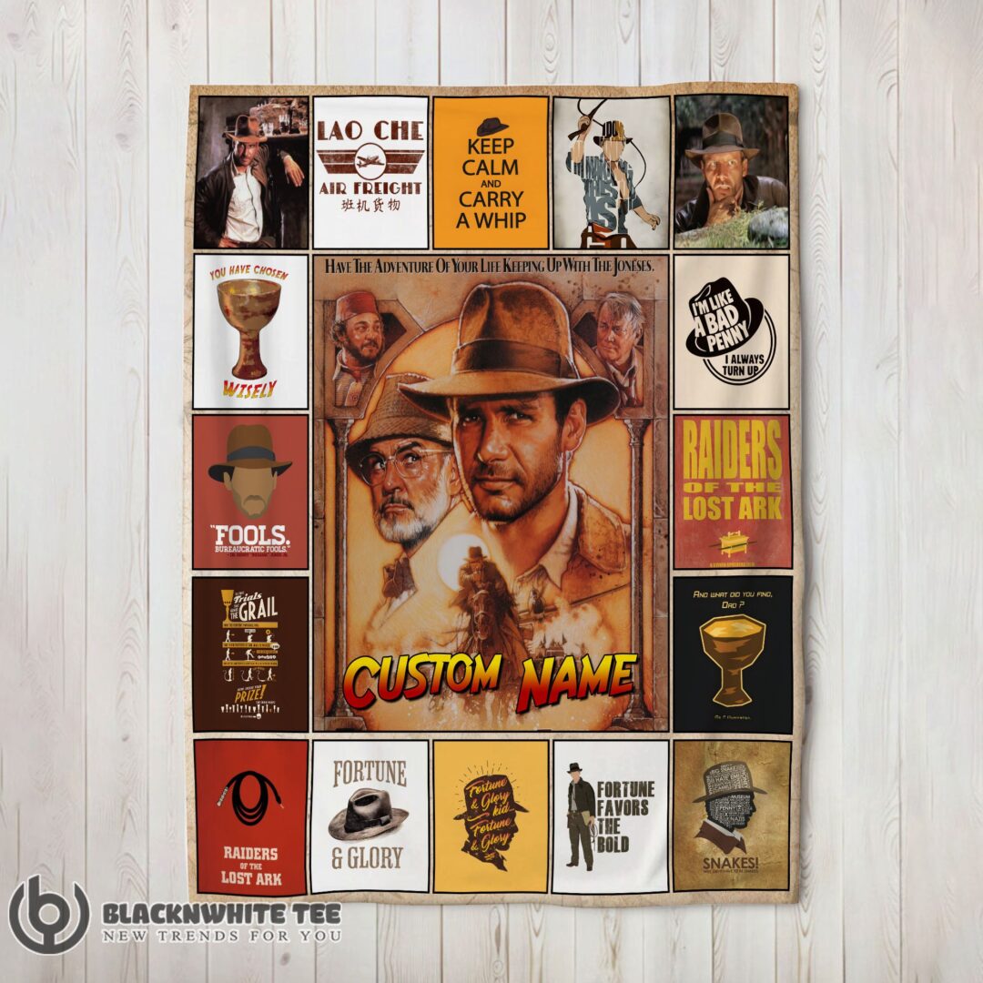 Perfect Indiana Jones Raiders Of The Lost Ark Adventure Blanket Fleece Customized Blanket-mk-01 (2)