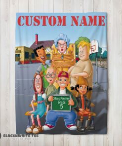 Perfect Pretty Recess Cartoon Miss Finster Grade 5 Blanket Fleece Customized Blanket