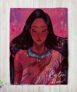 Perfect Pretty Whispers Of The Wind Pocahontas Colors Of The Wind Blanket Fleece Customized Blanket