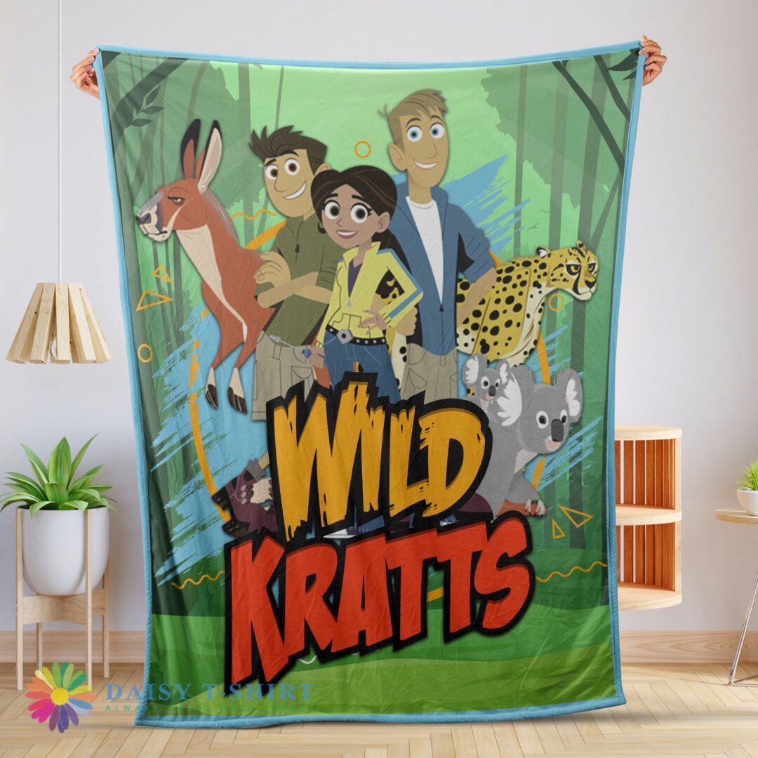 Perfect Pretty Wild Kratts Adventure Blanket Fleece