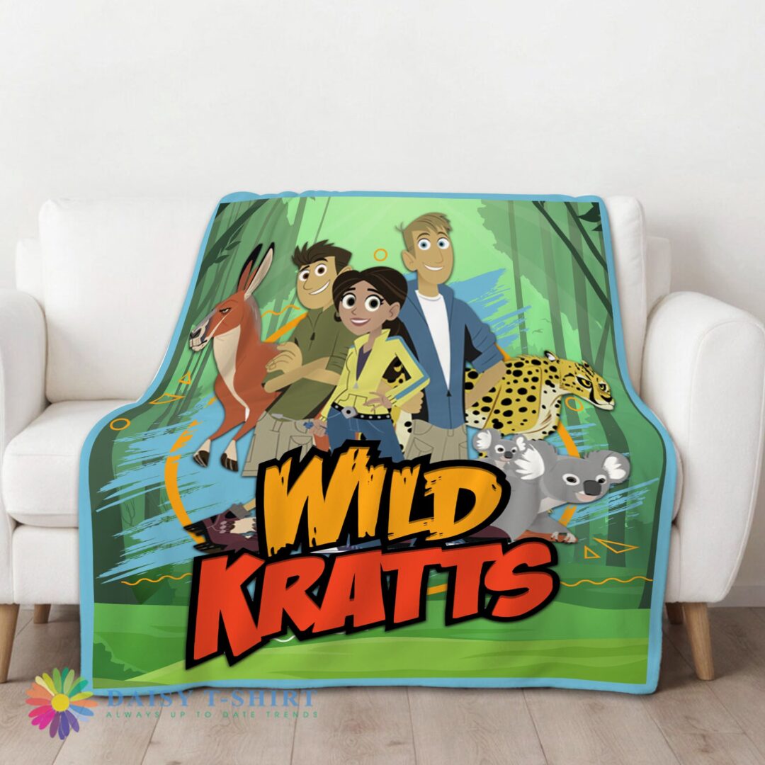 Perfect Pretty Wild Kratts Adventure Blanket Fleece