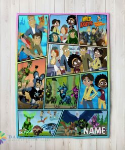Perfect Pretty Wild Kratts Creature Adventures Collage Blanket Fleece Customized Blanket