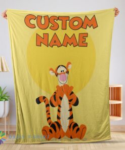 Perfect Pretty Winnie The Pooh Tigger Blanket Fleece Customized Blanket