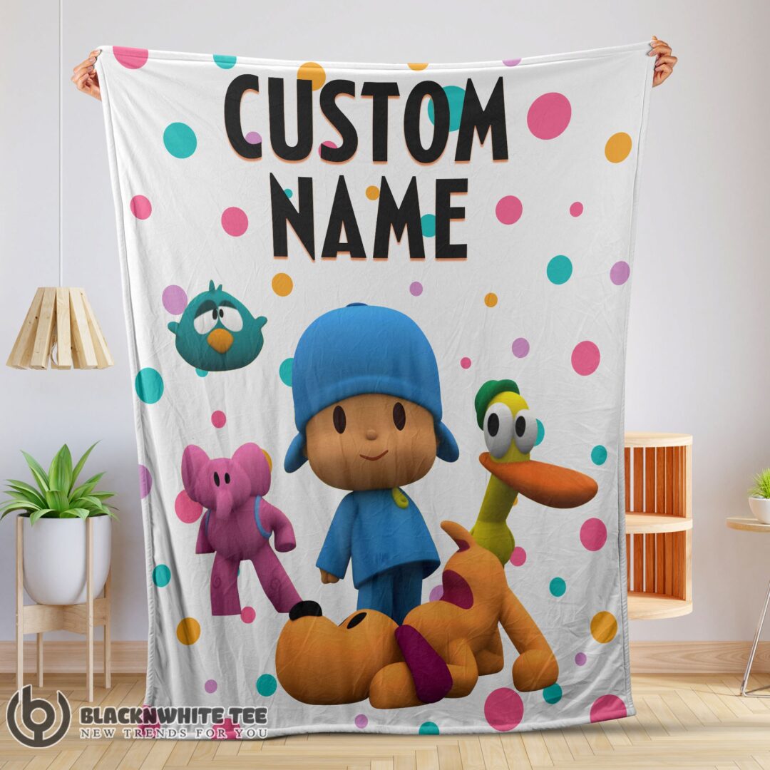 Perfect Top Pocoyo And Friends Blanket Fleece Customized Blanket