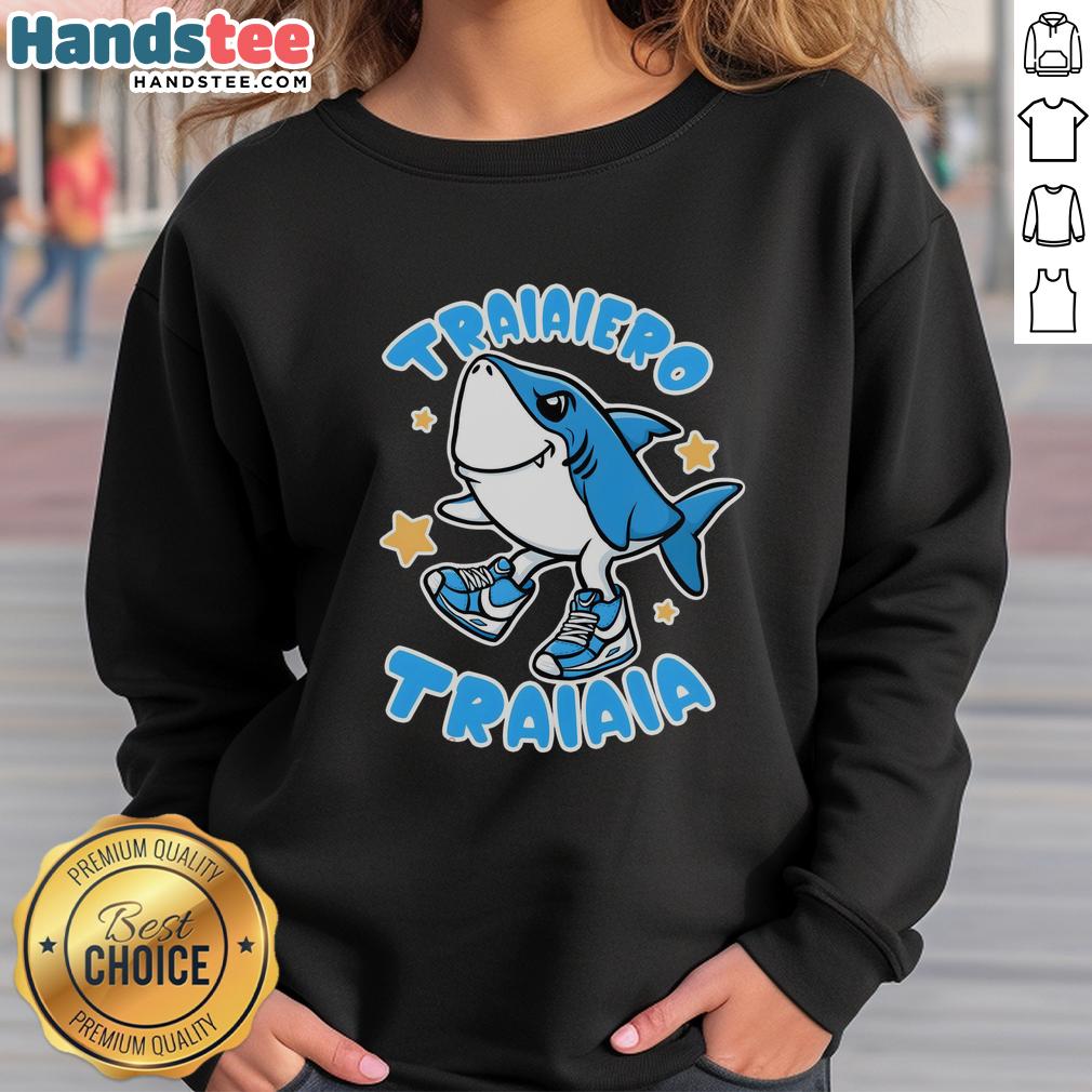 premium-brainrot-tralalero-tralala-sweatshirt Premium Brainrot Tralalero Tralala Sweatshirt in vibrant colors, showcasing stylish design and comfortable fit for casual wear.