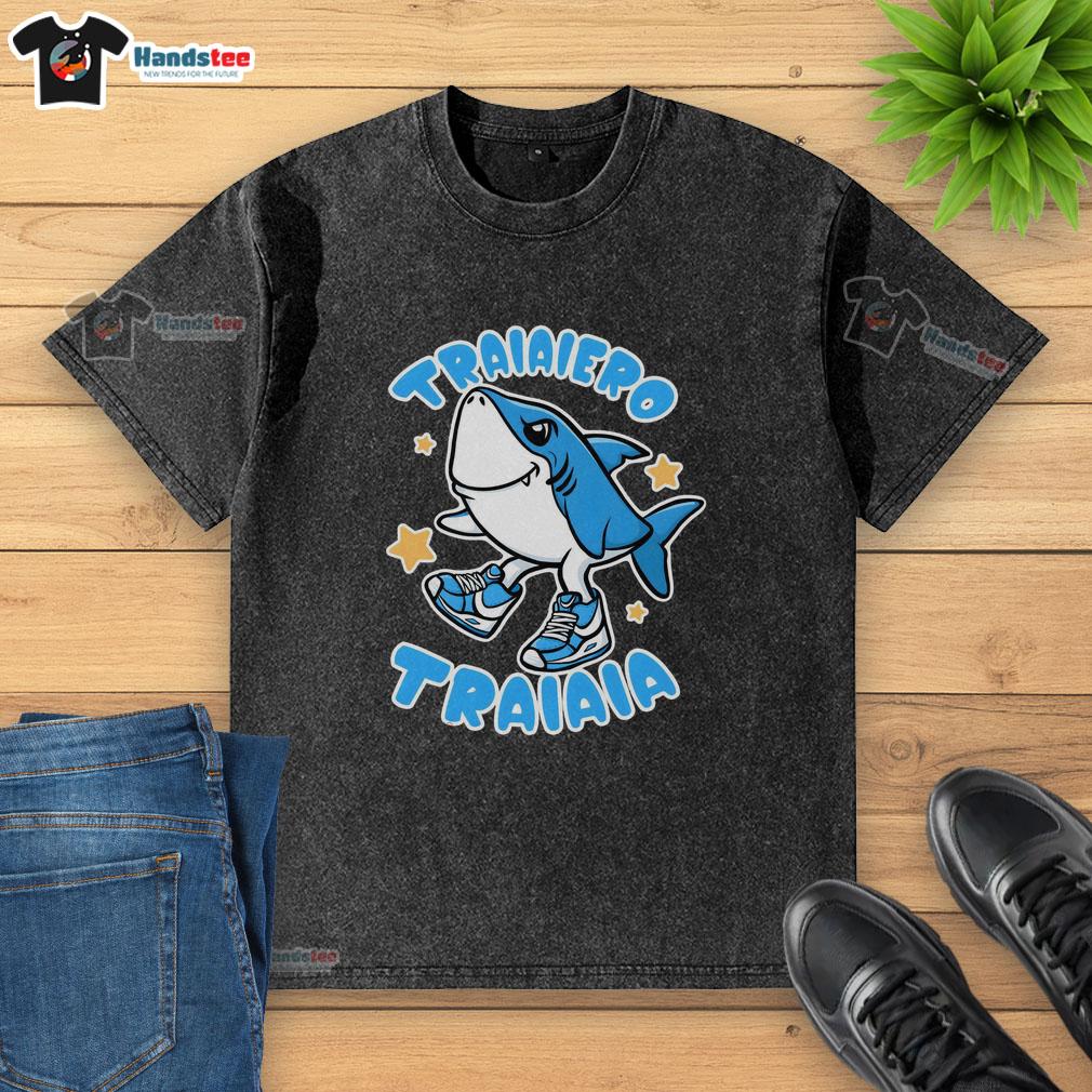 premium-brainrot-tralalero-tralala-washed-t-shirt Premium Brainrot Tralalero Tralala Washed T-Shirt featuring a unique design in a soft, comfortable fabric.