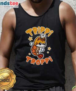 Premium Brainrot Trippi Troppi Tank Top in vibrant colors, perfect for casual summer styling and unique fashion statements.