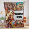 Premium Disney Cartoon Chip And Dale Family Cute Blanket Fleece Customized Blanket