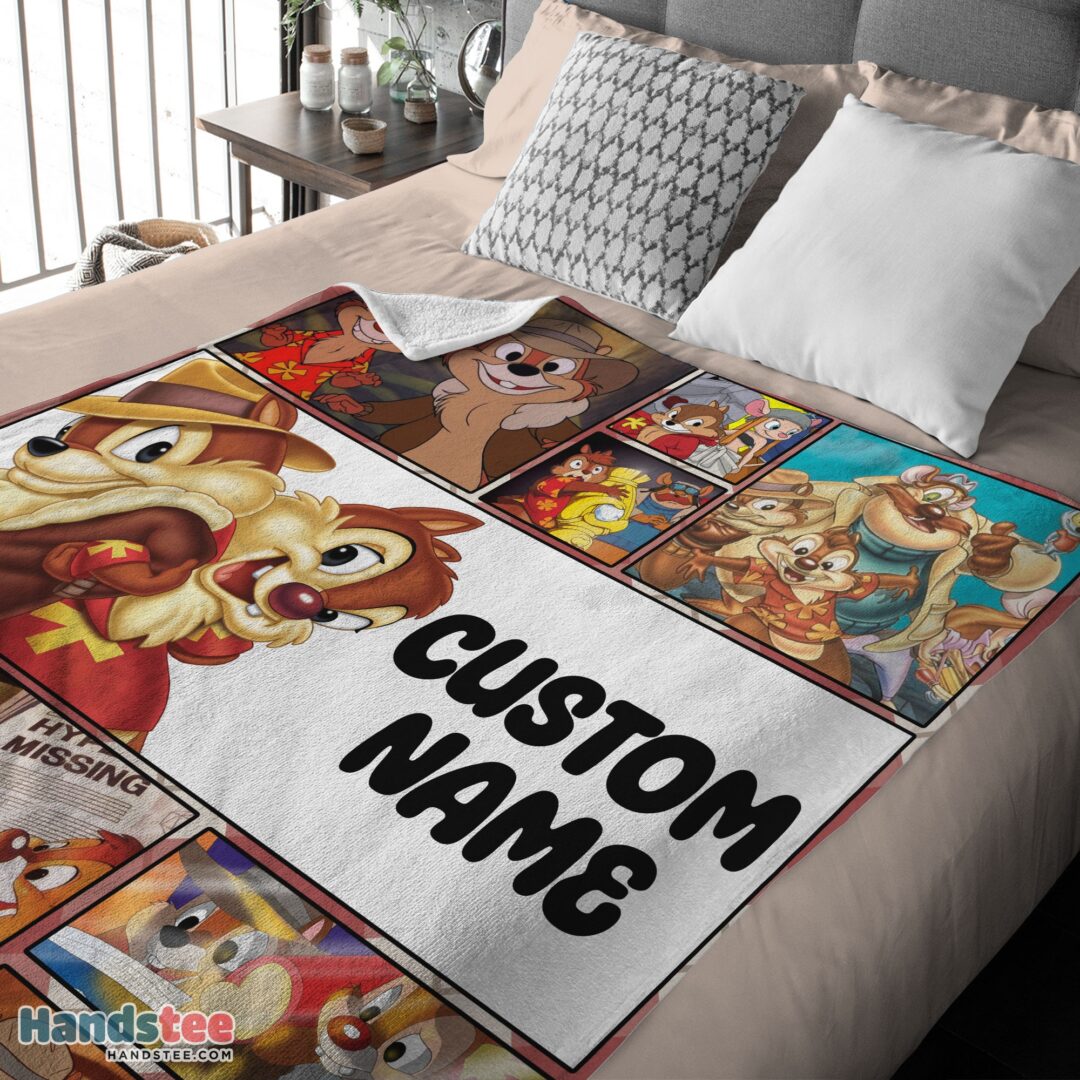 premium-cartoon-marsha-and-the-bear-family-cute-blanket-fleece-customized-blanket-eliana-mk-03 Premium Disney Cartoon Chip And Dale Family Cute Blanket Fleece Customized Blanket - Image 4