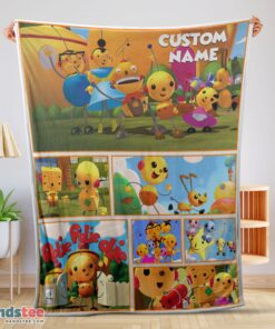 Premium Cartoon Rolie Polie Olie Blanket Fleece Customized Blanket