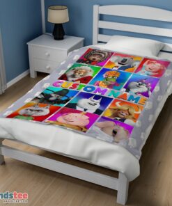 Premium Cartoon Sing Character Blanket Fleece Customized Blanket - Image 3