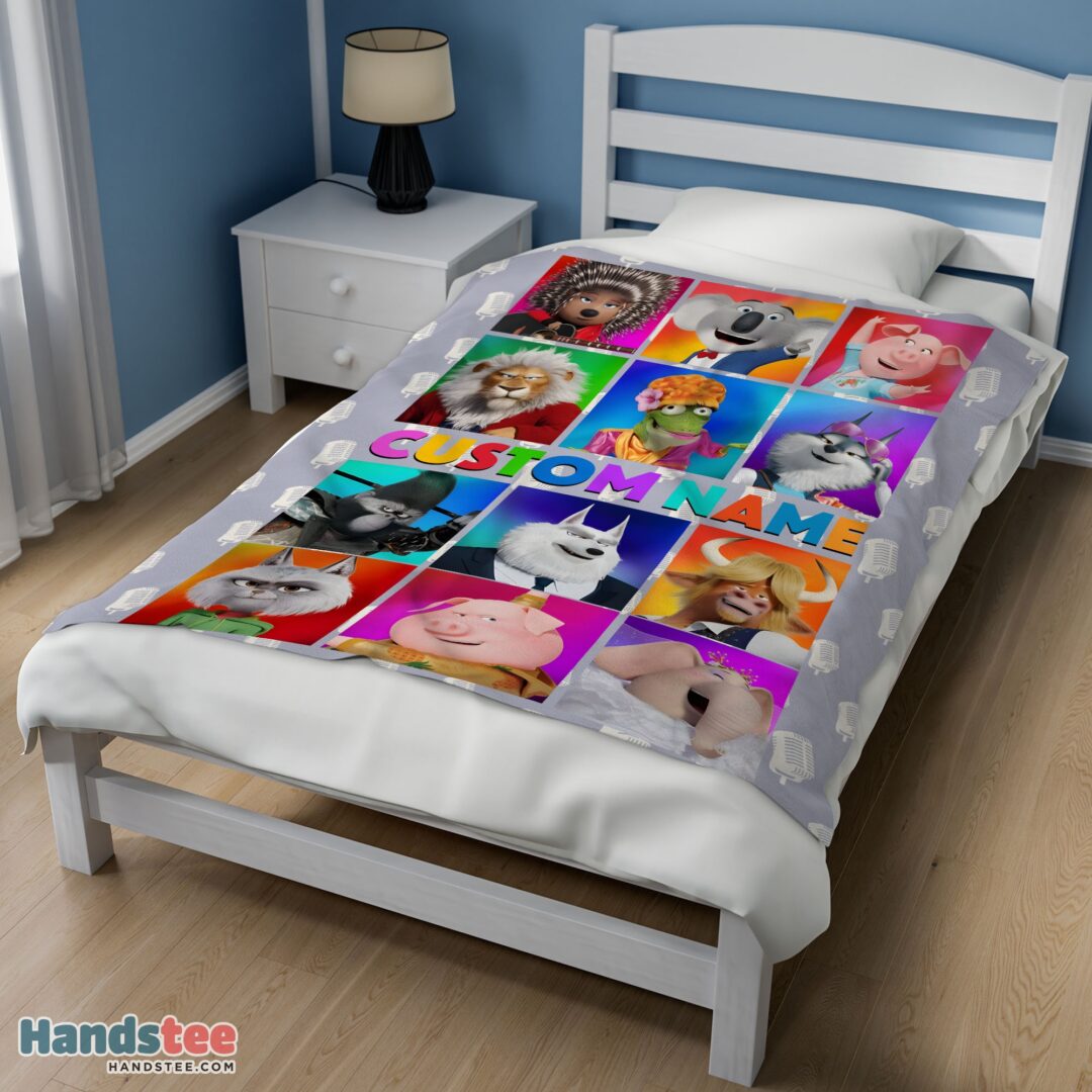 premium-cartoon-sing-character-blanket-fleece-customized-blanket-mk-02 Premium Cartoon Sing Character Blanket Fleece Customized Blanket - Image 3