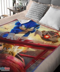Premium Cartoon Sonic With Friends Blanket Fleece Customized Blanket - Image 4