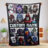 Premium Cartoon Transformers Characters Blanket Fleece Customized Blanket