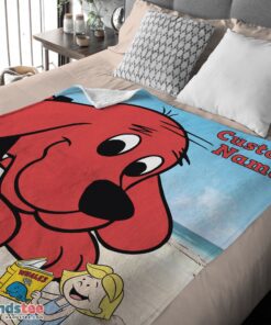 Premium Clifford's Puppy Days Emily Elizabeth Beach Blanket Fleece Customized Blanket - Image 4