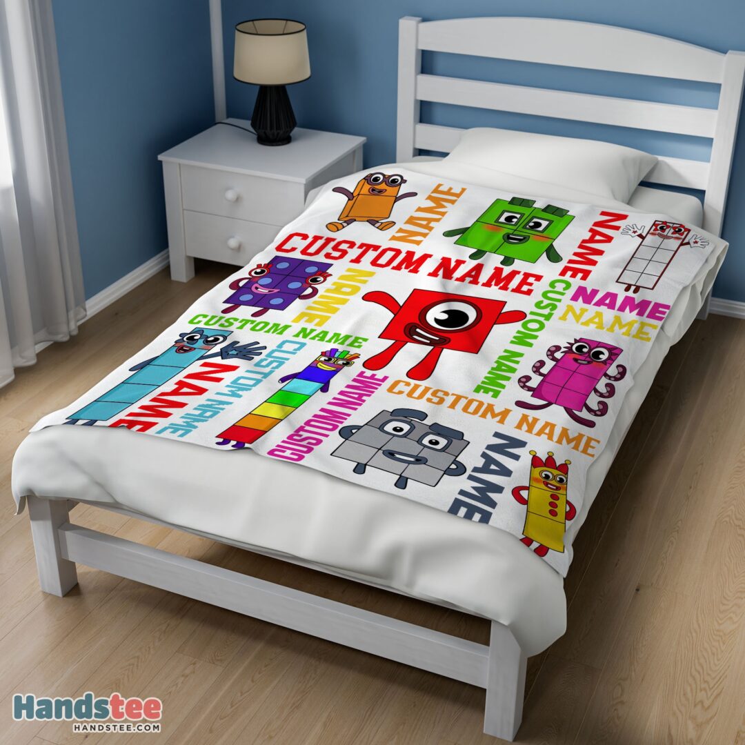 premium-colorful-number-blocks-blanket-fleece-customized-blanket-mk-02 Premium Colorful Number Blocks Blanket Fleece Customized Blanket - Image 3