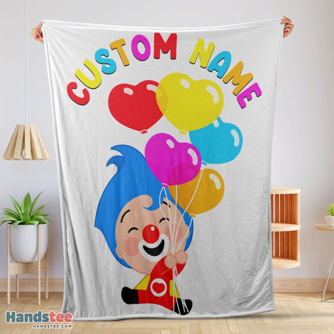 premium-colorful-plim-plim-cheerful-clown-balloons-blanket-fleece-customized-blanket-mk-01-1 Premium Colorful Plim Plim Cheerful Clown Balloons Blanket Fleece Customized Blanket