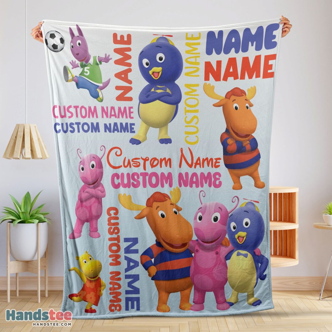 premium-cute-backyardigans-characters-blanket-fleece-customized-blanket-mk-01-1 Premium Cute Backyardigans Characters Blanket Fleece Customized Blanket