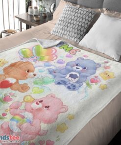 Premium Cute Care Bears & Friends Blanket Fleece Customized Blanket - Image 4
