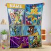 Premium Cute Disney A Goofy Movie Max Goof & Powerline Blanket Fleece Customized Blanket