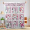 Premium Cute Disney Cartoon The Aristocats Marie Blanket Fleece Customized Blanket