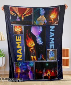 Premium Cute Hot Disney Cartoon Elemental Blanket Fleece Customized Blanket