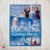 Premium Cute Top Disney Frozen Elsa & Friends Journey Collage Blanket Fleece Customized Blanket