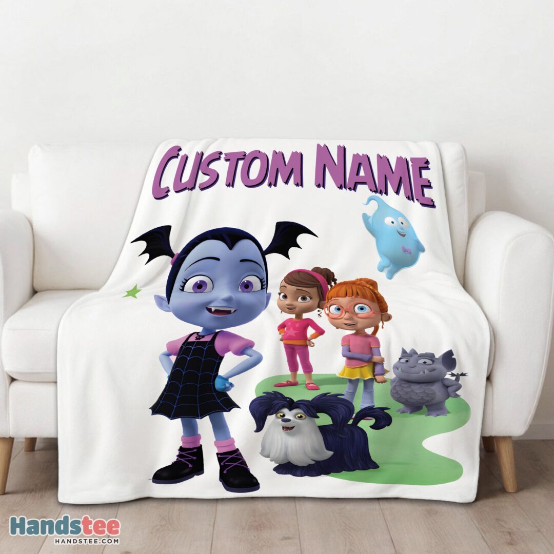 premium-cute-vampirina-friends-blanket-fleece-customized-blanket-mk-01 Premium Cute Vampirina & Friends Blanket Fleece Customized Blanket - Image 3